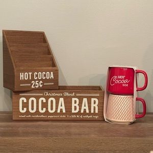 Hot Cocoa Bar and Mugs
